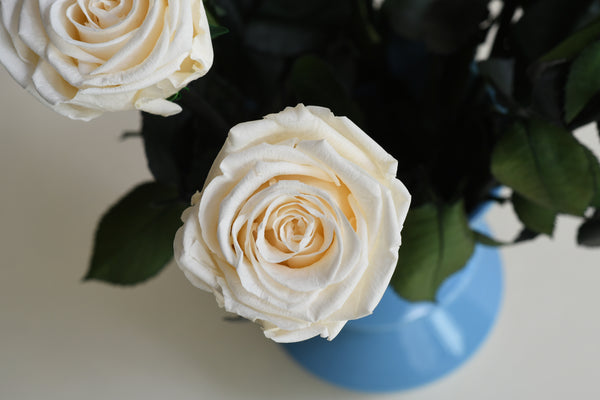 PORCELANE STEM ROSE