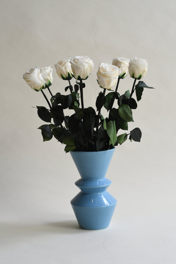 PORCELANE STEM ROSE